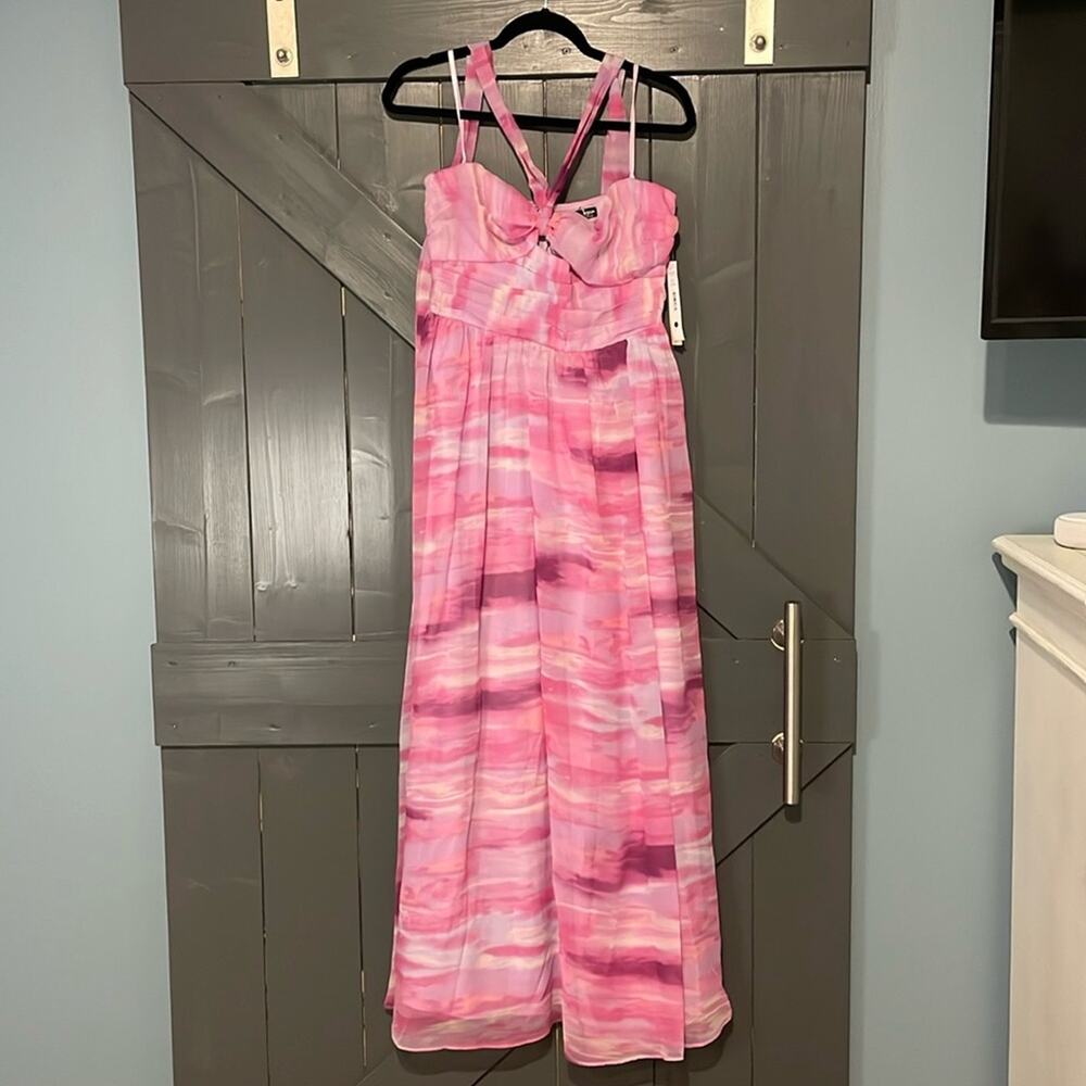AQUA LARGE MAXI DRESS PINK